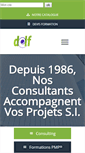 Mobile Screenshot of delf.fr